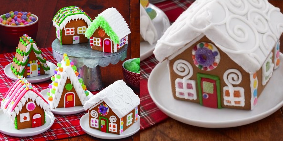 Wilton Pre-Baked Gingerbread Mini House Party Kit With SIX Houses Only $6.49!