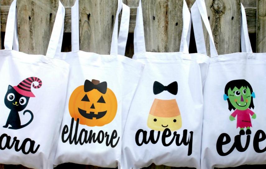Personalized Halloween Totes – Only $8.50!