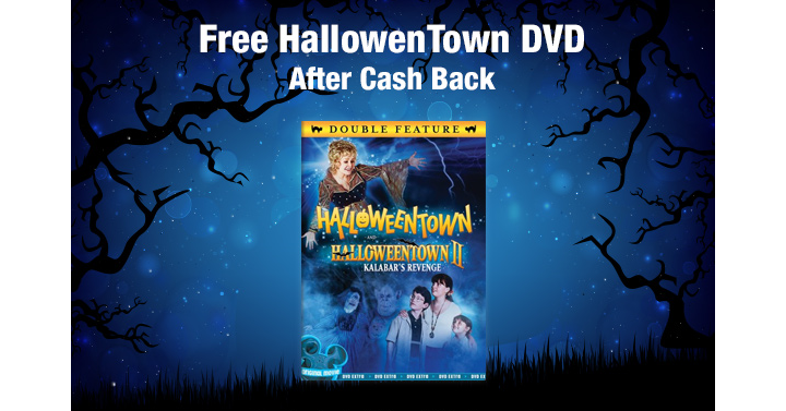 Don’t Miss This Freebie! FREE Double Feature Disney HalloweenTown DVD With TopCashback!