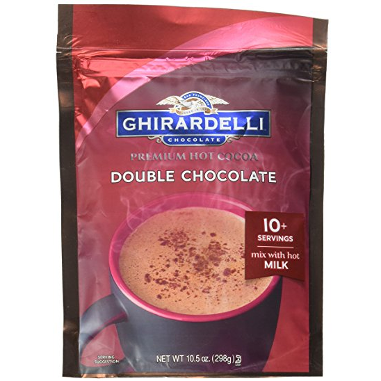 Ghirardelli Hot Chocolate Pouch, Double Chocolate (10.5oz) Only $3.78 Shipped!
