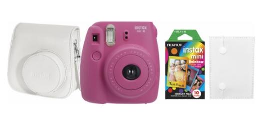 Fujifilm Instax Mini 8 Instant Film Camera Bundle (Hot Pink) – Only $49.99 Shipped!