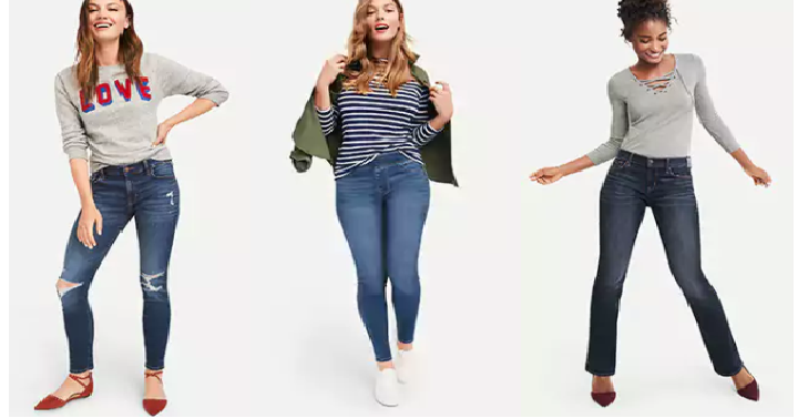 HOT! Old Navy: Women’s Jeans Only $12 & Kids Jeans Only $9.60 Each! Today, Oct. 24th Only!
