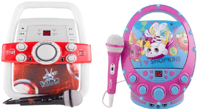 Karaoke Systems on Sale! Prices Start at Only $18.97! (Reg. $49.96)