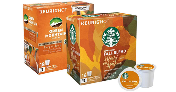 50% Off Select Seasonal K-Cup Pods! Yummy Flavors!