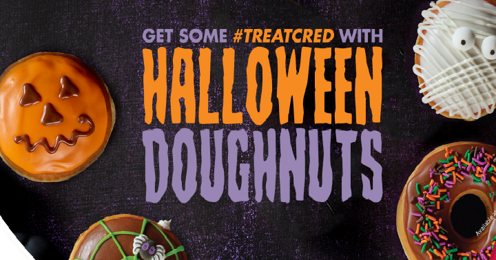 Krispy Kreme: FREE Halloween Doughnut -Today, October 11th! (Download App Now)