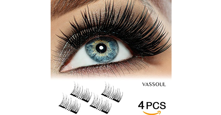Dual Magnetic Eyelashes – Natural Look 4 Pieces – Just $12.99!
