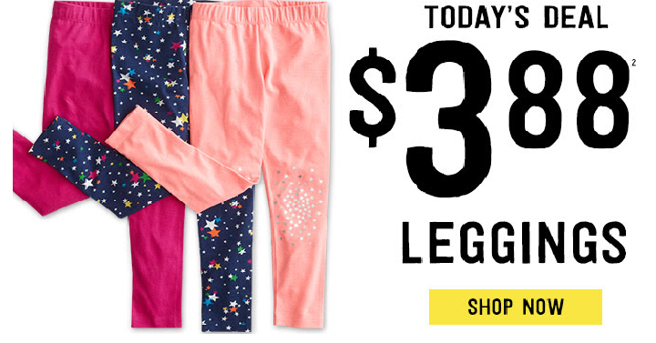HOT! Crazy 8: Kids Leggings or Shorts for Only $3.88 Shipped!