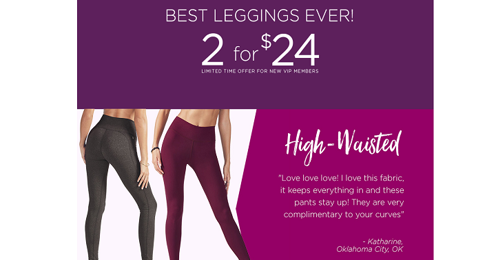 HURRY!! Get TWO Pairs of Fabletics Leggings for Only $24!!