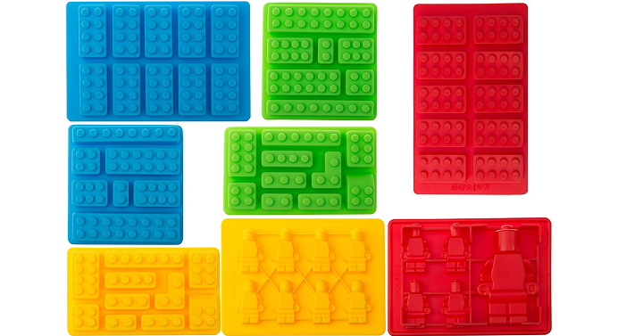 Amazon: Silicone Molds Building Blocks & Robots 8 Set Only $14.97!