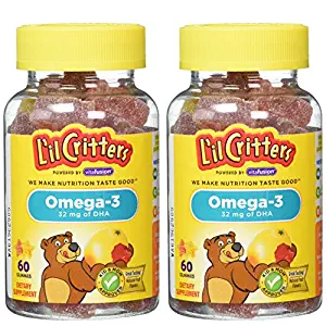 L’il Critters Omega-3 DHA 60 Count 2 Pack Only $6.21!