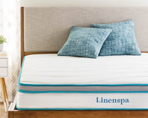 LinenSpa 8″ Memory Foam and Innerspring Hybrid Mattress as low as $89.99!