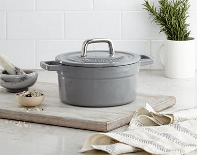 Martha Stewart Collection Enameled Cast Iron 2-Quart Round Casserole – Only $29.99 Shipped!
