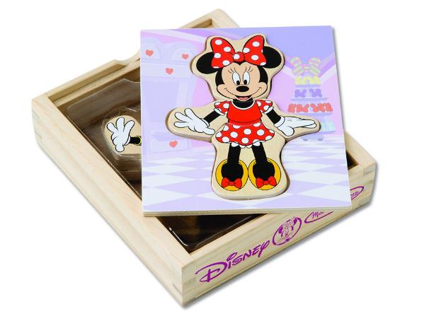 Melissa & Doug Disney Minnie Mouse Mix and Match Dress-Up Wooden Play Set – Only $3.99! *Add-On Item*
