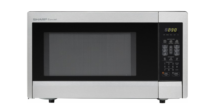 Sharp 1.1 Cu. Ft. Mid-Size Microwave – Just $89.99!