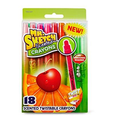 Mr. Sketch Scented Twistable Crayons, Assorted Colors, 18-Count – Only $5.95!