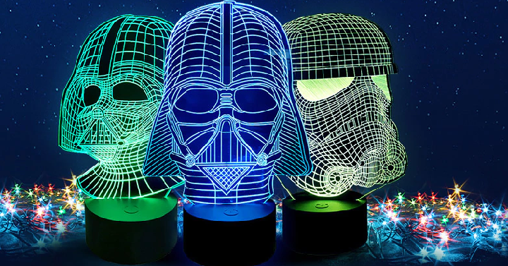Star Wars 3D Colorful USB Powered Night Lamps Buy 1 Get 1 FREE= $3.50 Each!