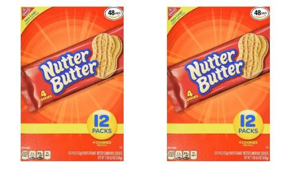 Nutter Butter Peanut Butter Sandwich, 1.9-Ounce Single Serve Bags (Pack of 48) – Only $18.96!