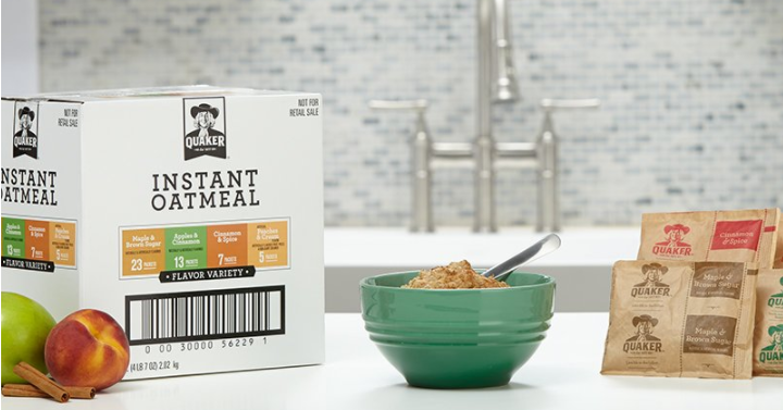 Quaker Instant Oatmeal Variety Pack (48 Count) Only $8.23 Shipped!