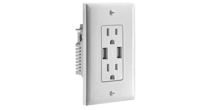 Insignia 3.6A USB Charger Wall Outlet – Just $14.99!