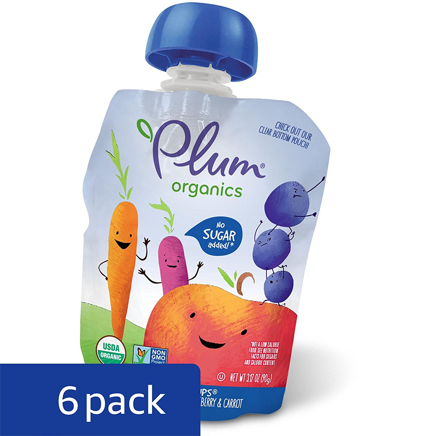 Plum Organics Mashups (Applesauce, Blueberry & Carrot) 4 Count (Pack of 6) Only $14.26 Shipped!