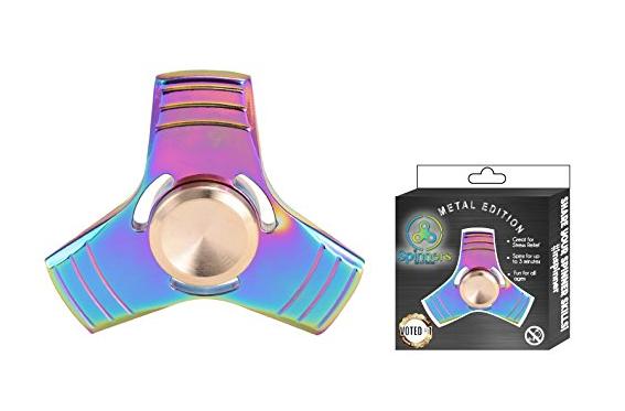 Metal Edition Rainbow Gold Fidget Spinner – Only $4.99! *Add-On Item*