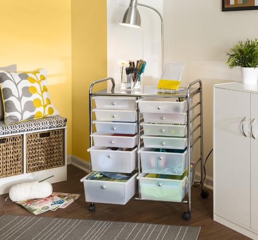 Honey-Can-Do 12 Drawer Rolling Cart – Only $45.99 Shipped!