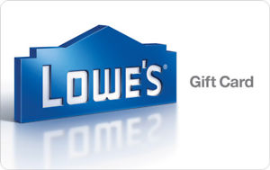 $100 Lowe’s Gift Card Just $91! Save on Home Improvement!