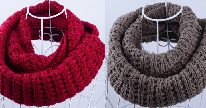Women’s Knitted Infinity Scarf Only $1.99 Shipped!