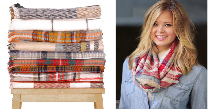 Infinity Blanket Scarves Only $10.98 SHIPPED!!