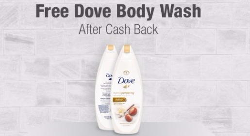 FREE Dove Body Wash After Cashback!