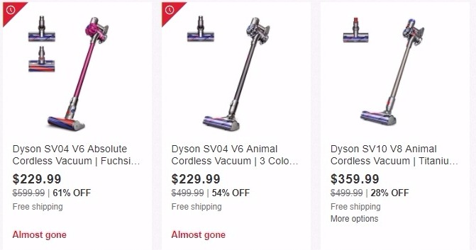 EXTRA 25% off $50 at the Dyson Outlet Store on eBay!!