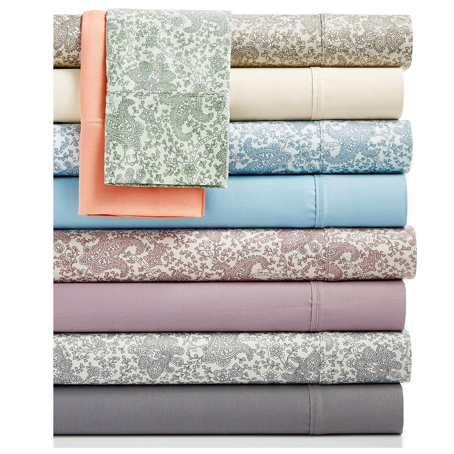 Macy’s: Caprice Solid and Floral Print 350 Thread Count 4-Pc. Sheet Sets Only $24.99!
