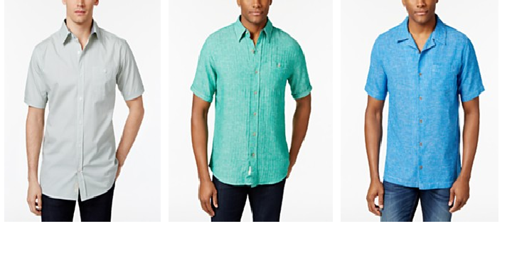 WOW! Men’s Weatherproof Vintage Linen Textured Shirts Only $7.96! (Reg. $55)