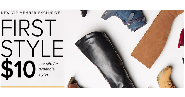Strut the Season in STYLE! New fall Boots or Shoes Only $10!!