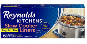 Reynolds Kitchens Slow Cooker Liners (Regular Size, 6 Count) $2.99!