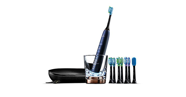 Philips Sonicare DiamondClean Smart Electric, Rechargeable toothbrush for Complete Oral Care, with Charging Travel Case, 5 modes, and 8 Brush Heads – Just $199.99! Today only!