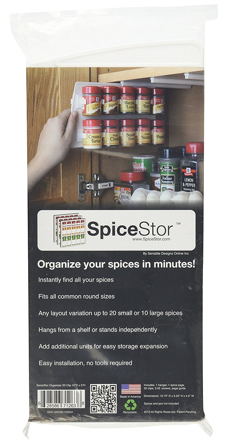 SpiceStor Organizer Spice Rack 20 Clip Only $9.90! (Reg $14.99)