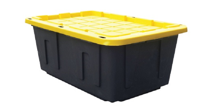 27 Gallon Centrex Plastic Tough Box Storage Totes Only $6.99 Each!