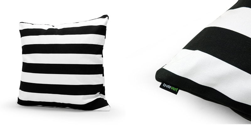 Black and White Striped Throw Pillow Cover Only $1.01 Shipped!