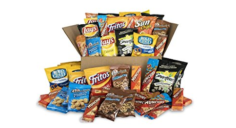 Sweet & Salty Snacks Variety Box With Cookies, Crackers, Chips, and Nuts 50-ct Only $18.54 Shipped!