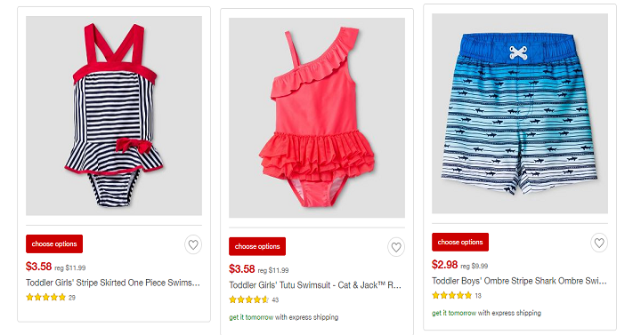 Target: Kids Swimsuit Clearance – Prices Starting at $2.98!