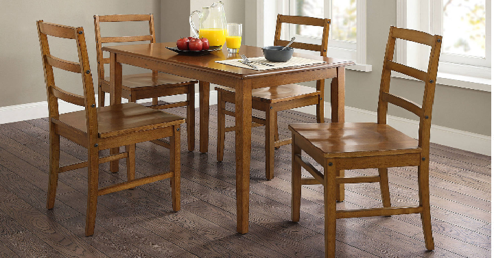 Mainstays 5-Piece Dining Set Only $63 Shipped! (Reg. $179)