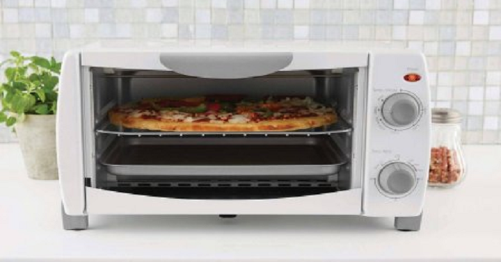 Mainstays 4 Slice Toaster Oven Only $12.08!