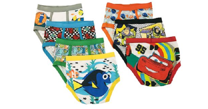 Disney Toddler Boy Pixar Favorite Characters Underwear 7 Pack Only $8.50!