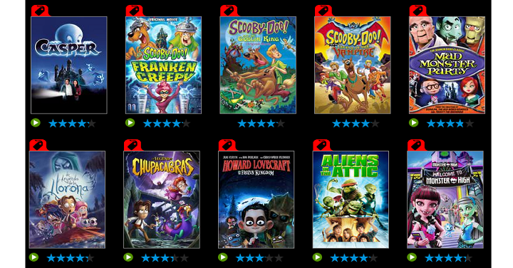 VUDU: Spooky Family Halloween Movie Rentals Only $.99 Each!