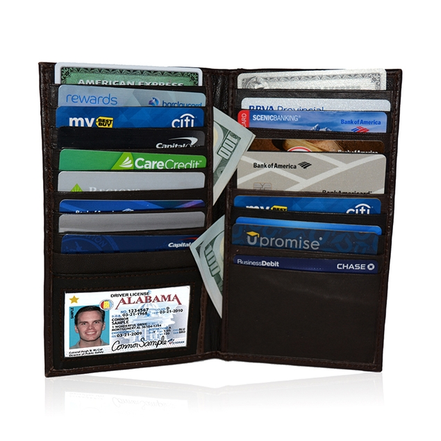 AFONiE RFID-Blocking Premium Soft Genuine Leather Men’s Wallet Only $15.99 Shipped!