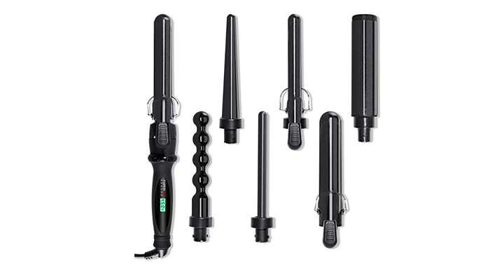 Save 30% on Parwin Pro 7-in-1 Curling Wand Set – Just $46.99!