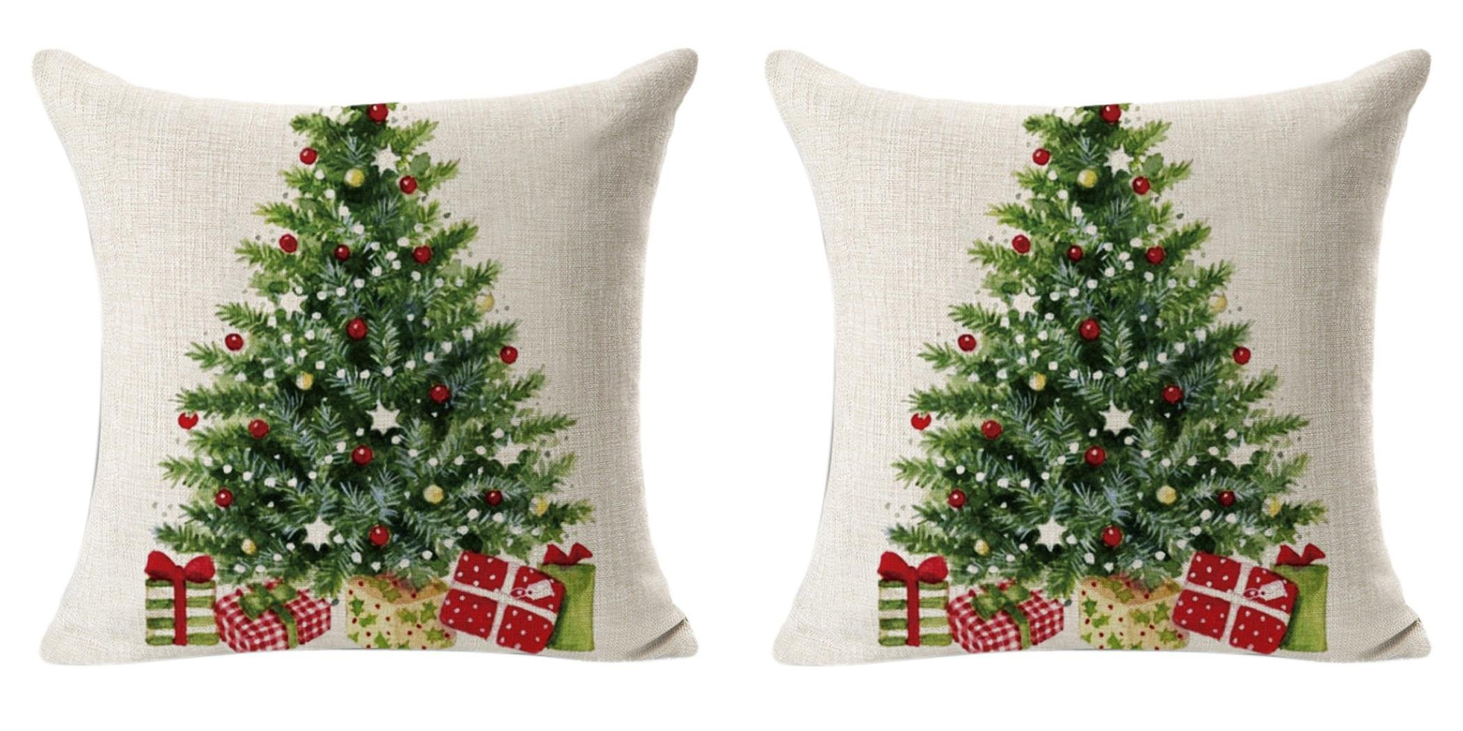 Christmas Tree Pillow Cover Only $1.25 SHIPPED!!