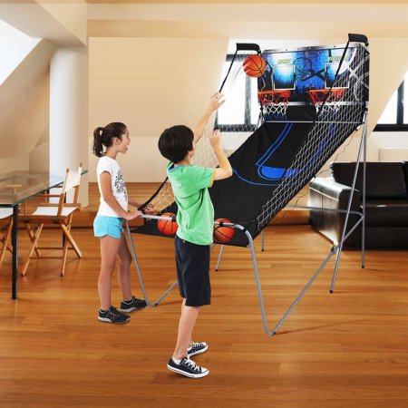 MD Sports 2-Player Arcade Basketball Game with 8 Game Options—$31.47!