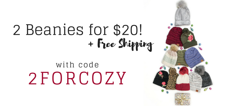 Cents of Style – 2 For Tuesday – Get 2 Beanies for $20.00! FREE SHIPPING!